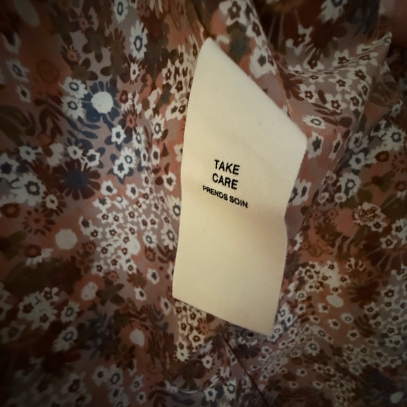 NWT | ANTHROPOLOGIE Avec Les Fillies Floral Toggle-Cotton Rain Anorak Trench - Picture 5 of 14